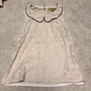 Lace tank top